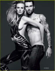 O Adam Levine & η Anne V γυμνοί στο ρώσικο Vogue | Photo 04