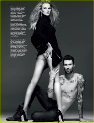O Adam Levine & η Anne V γυμνοί στο ρώσικο Vogue | Photo 08