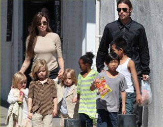 Angelina Jolie, Brad Pitt and the family