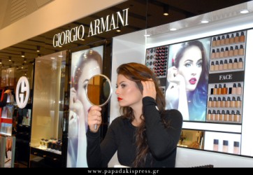 Η Μαρία Κορινθίου εμπιστεύεται maquillage GIORGIO ARMANI 
