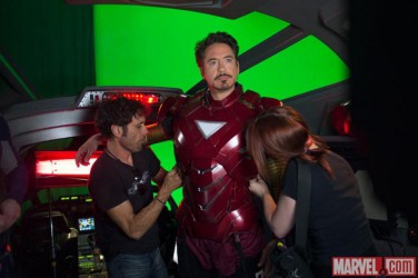The Avengers [On Set Photos] Robert Downey Jr./Tony Stark/Iron Man 