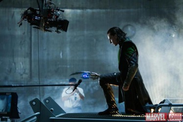 The Avengers [On Set Photos] Tom Hiddleston/Loki